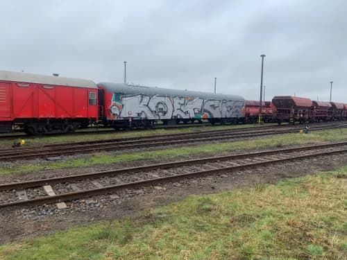Schienenkran 75t inkl. 2 Wagen (PK2) - Kranwagen (BA 166)