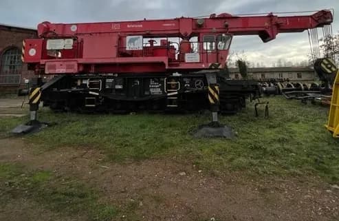 Schienenkran 75t inkl. 2 Wagen (PK2) - Kranwagen (BA 166)