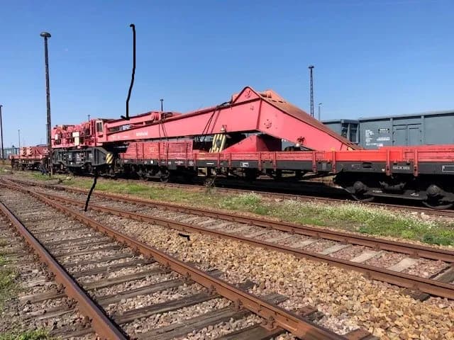 Schienenkran 150t inkl. 2 Wagen (PK1) - Kranwagen (BA 100)